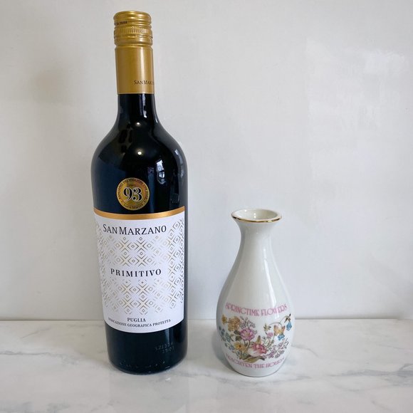 Vintage Cottagecore Cute Saying Mini Porcelain Bud Vase Made in Japan - Picture 4 of 7